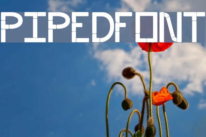Piped Font examples
