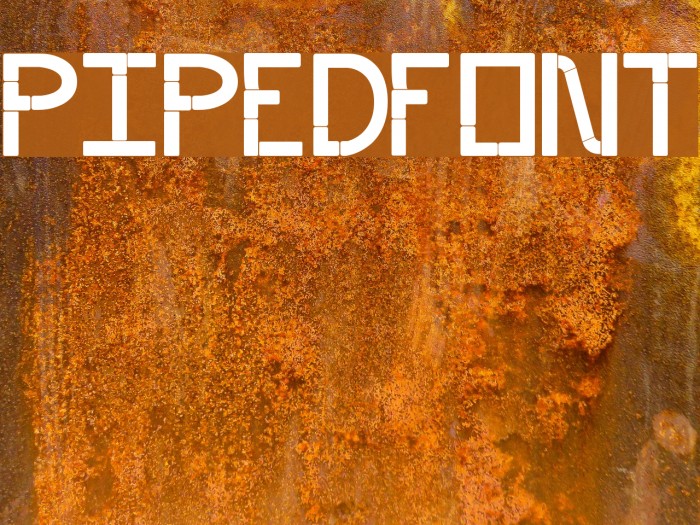 Piped Font examples