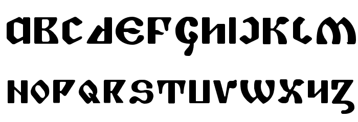 Piper Pie Bold Expanded Font LOWERCASE