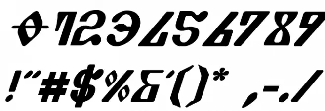 Piper Pie Bold Italic Fonte OUTROS PERSONAGENS