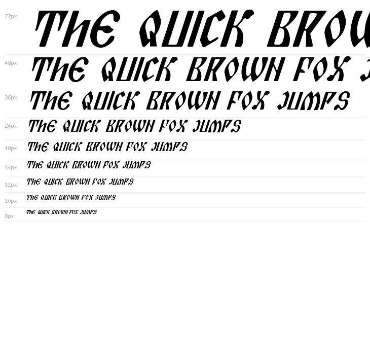 Piper Pie Cond Italic Waterfall