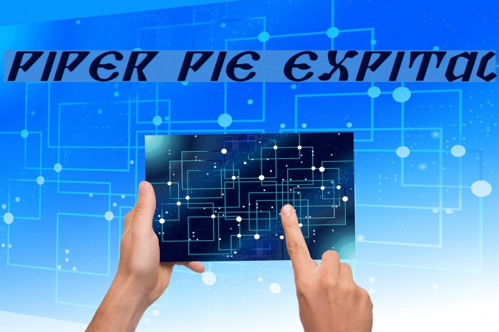 Piper Pie ExpItal Font examples