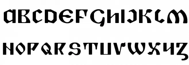 Piper Pie Expanded フォント 大文字