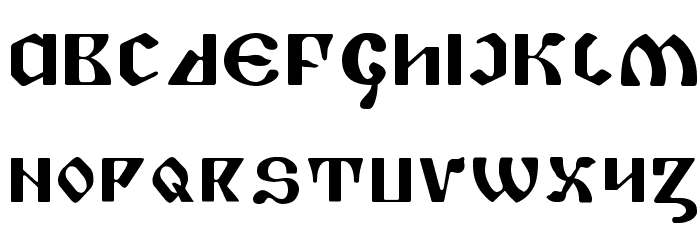 Piper Pie Expanded 字体 小写