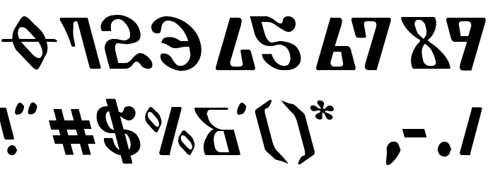 Piper Pie Leftalic फ़ॉन्ट अन्य घर का काम