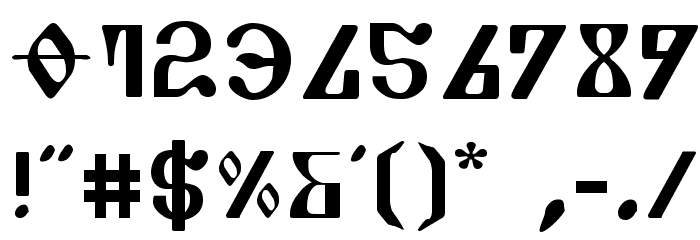 Piper Pie Font OTHER CHARS