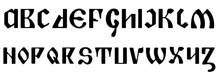 Piper Pie Font LOWERCASE