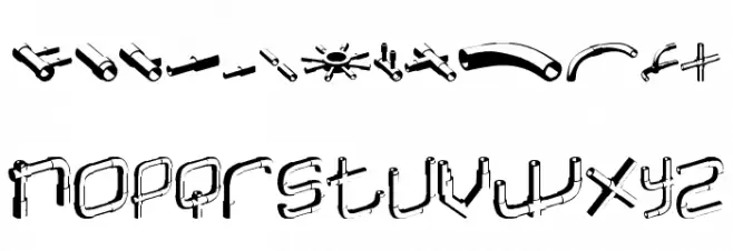 Piperalpha Font LOWERCASE