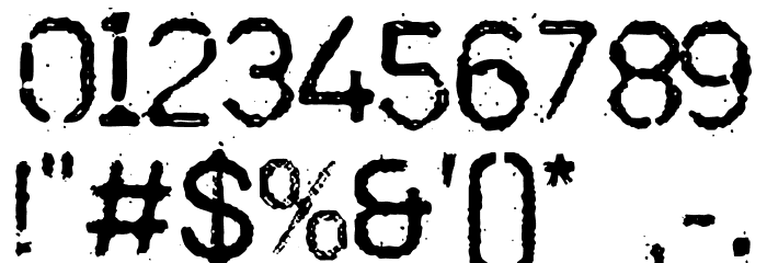 PiperitaCox Font OTHER CHARS