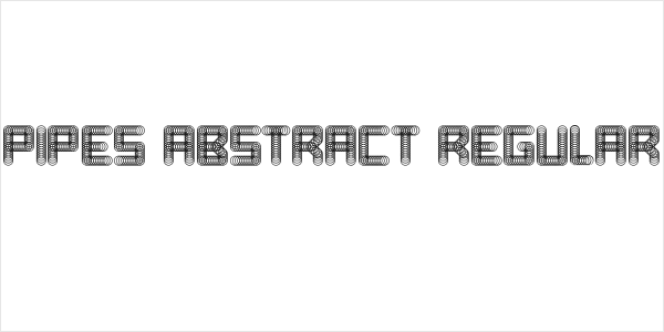 Pipes Abstract Regular Logo