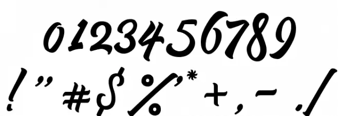 PipettonDEMO Font OTHER CHARS