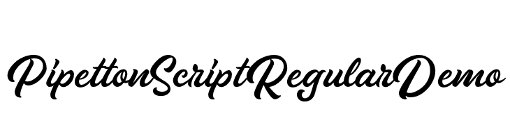 PipettonScriptRegularDemo  baixar fontes gratis