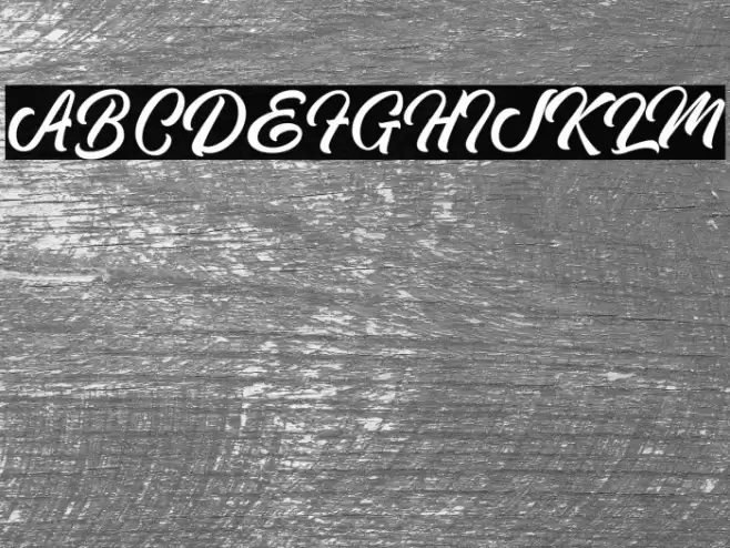 PipettonScriptRegularDemo Font examples