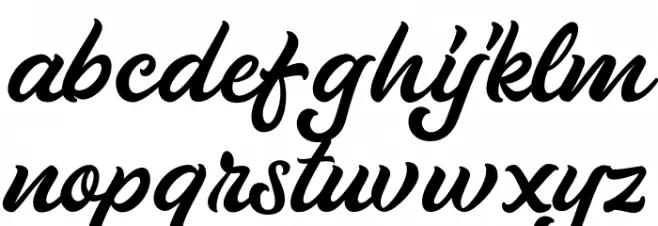 PipettonScriptRegularDemo 字体 小写