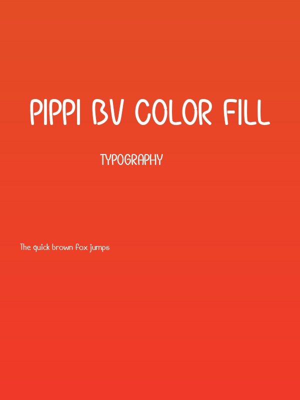 Pippi BV Color Fill Poster