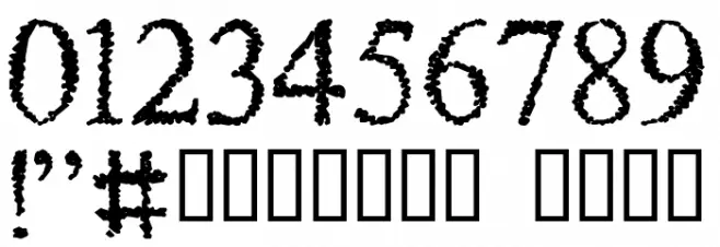 Piracy Font OTHER CHARS