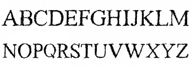 Piracy フォント 大文字