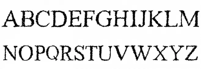 Piracy Font UPPERCASE