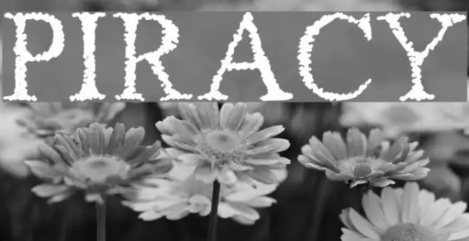 Piracy Font examples