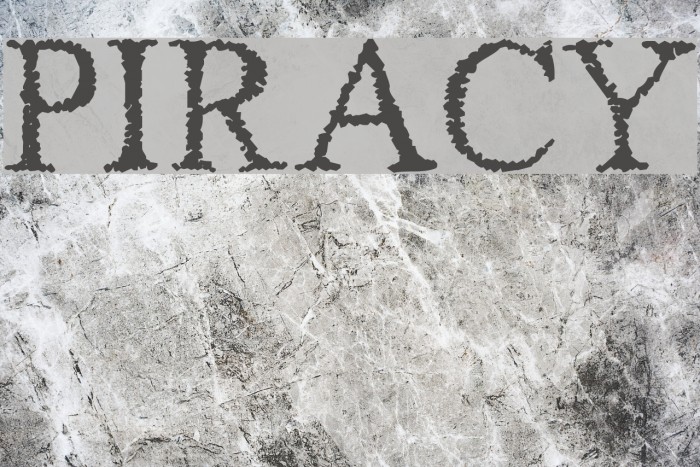 Piracy Font examples