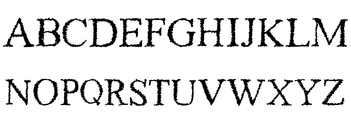 Piracy Font LOWERCASE