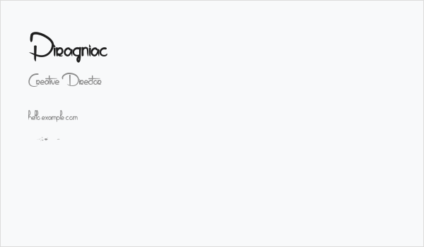 Piragniac Business Card