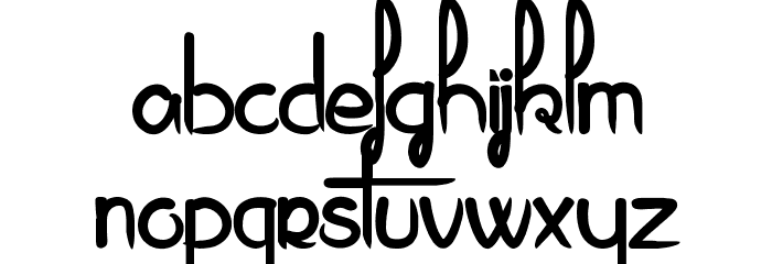 Piragniac Font LOWERCASE