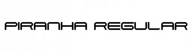 Piranha Regular  Frei Schriftart Herunterladen