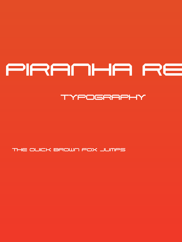 Piranha Regular Poster