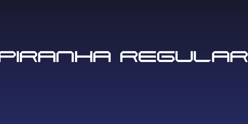 Piranha Regular Social Header