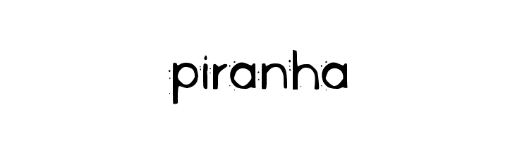 Piranha  免费字体下载
