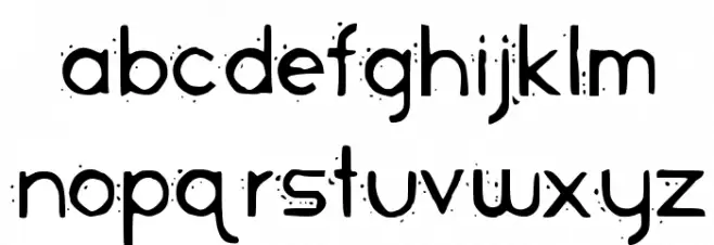 Piranha फ़ॉन्ट लोअरकेस