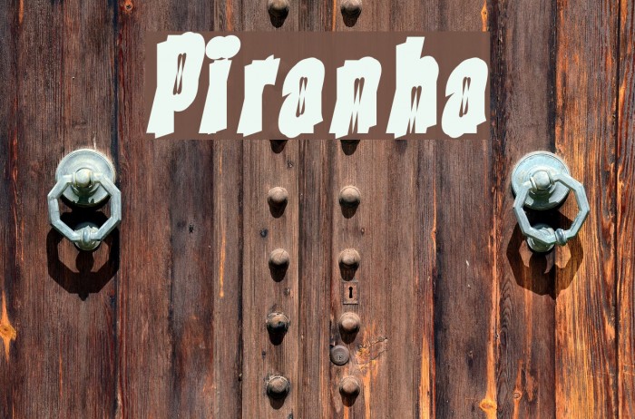 Piranha フォント examples