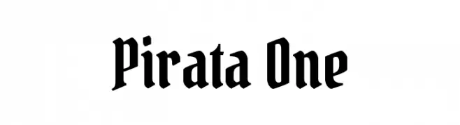 Pirata One  フリーフォントのダウンロード