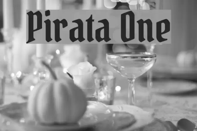 Pirata One Font examples