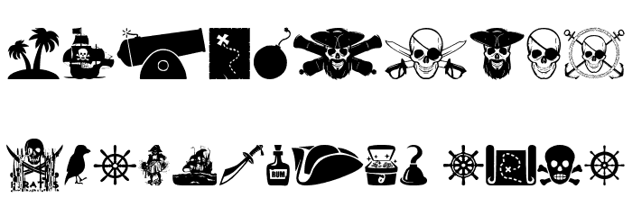 Piratas Font OTHER CHARS