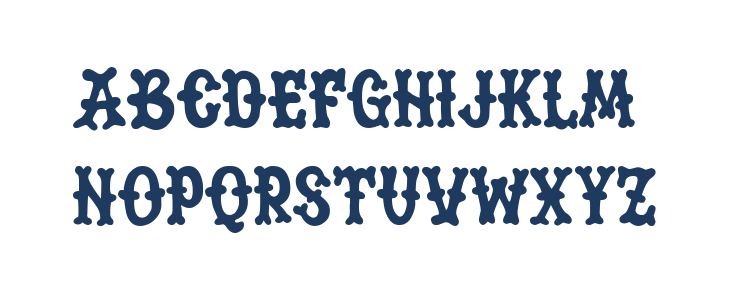 Pirate Biker Lowercase