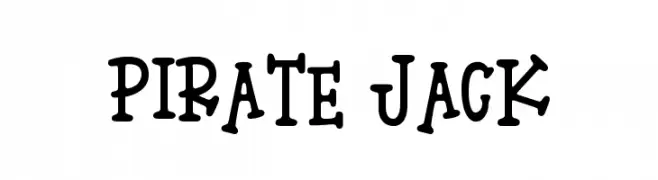 Pirate Jack  les polices de caractères gratuit tlcharger