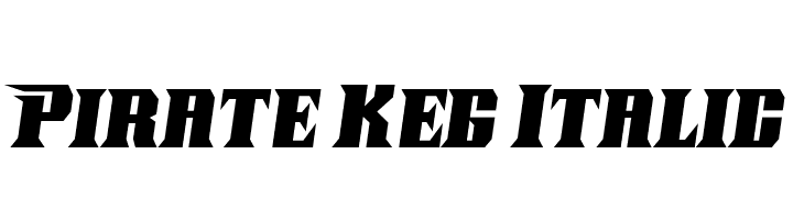 Pirate Keg Italic  baixar fontes gratis