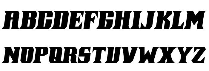 Pirate Keg Italic Font LOWERCASE