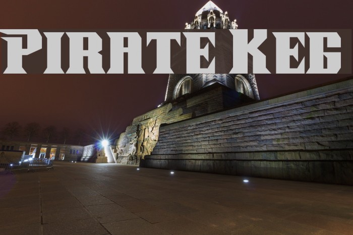 Pirate Keg Font examples