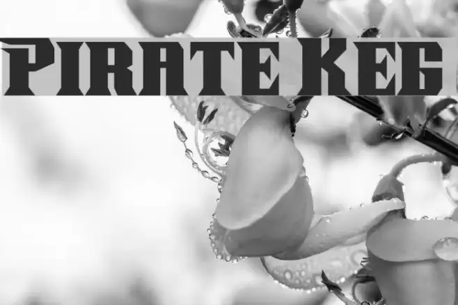 Pirate Keg Font examples