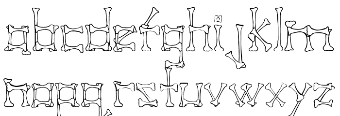 Pirate Regular フォント 小文字