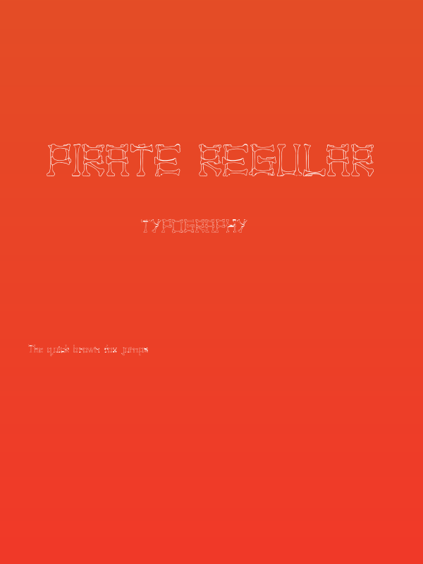 Pirate Regular Poster