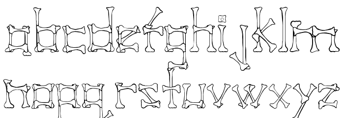 Pirate Regular Font LOWERCASE