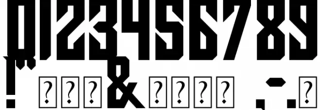 Pirate Ship Font OTHER CHARS