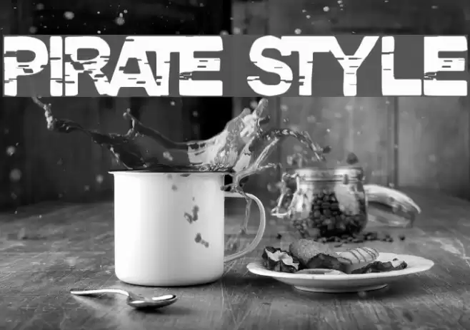 Pirate Style Font examples
