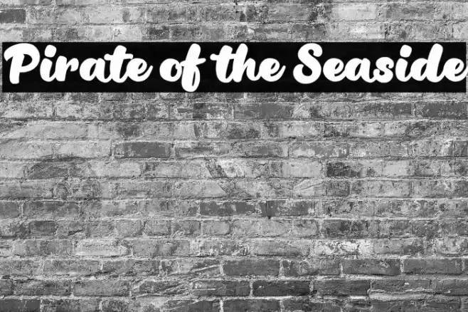 Pirate of the Seaside Font examples