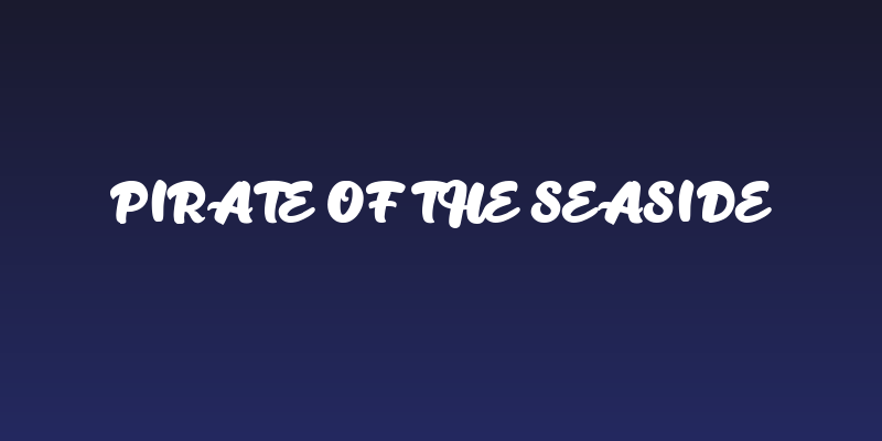 Pirate of the Seaside Social Header