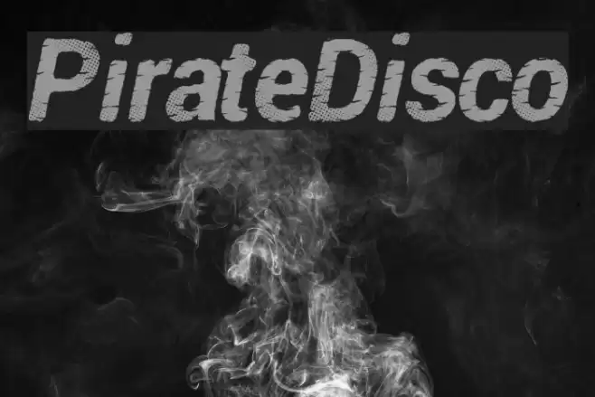 PirateDisco フォント examples